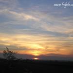 Zalazak uoči punog meseca 31.10.2012 sombor