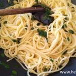 Špagete barilla sa belim lukom i vlašac