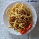 Pečurke lisičarke sa belim lukom i špagetama