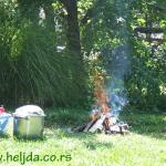 Makedonski pindžur, priprema vatre