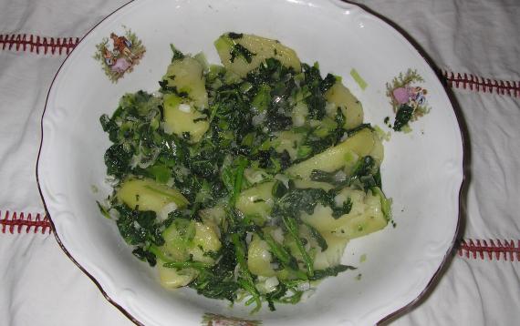 Štir sa belim lukom i krompirom