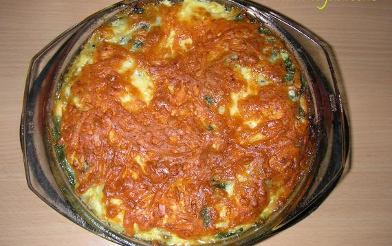 Musaka od spanaća i sojine ljuspice