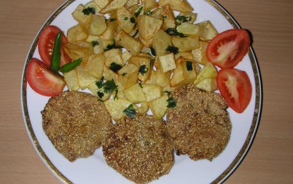 Pljeskavice sa heljdinim i kukuruznim brašnom